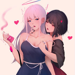 This is a pixiv picture whose title is ❤.