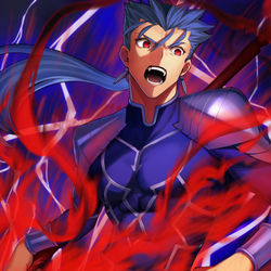 This is a pixiv picture whose title is ゲイ・ボルク.