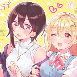 This is a pixiv picture whose title is 推しのラブより恋のラブ.