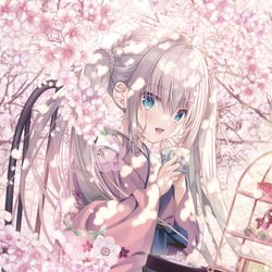 This is a pixiv picture whose title is サクラ＊ティーパーティー.