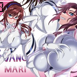 This is a pixiv picture whose title is 真希波マリ.