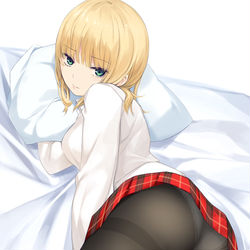 This is a pixiv picture whose title is くろタイツ.