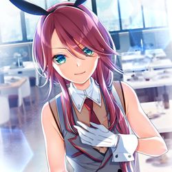 This is a pixiv picture whose title is 巴バニー🐰.