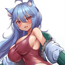 This is a pixiv picture whose title is Itsumi's Swimsuit!.