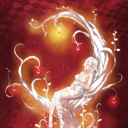 This is a pixiv picture whose title is 琥珀色の夢.
