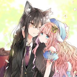 This is a pixiv picture whose title is 羊姫×狼執事.
