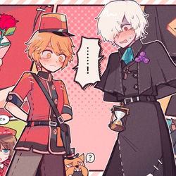 This is a pixiv picture whose title is 配と墓のまとめ.