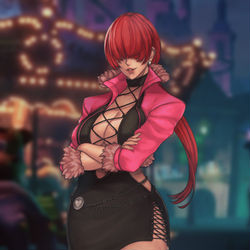 This is a pixiv picture whose title is Shermie KOFXV.