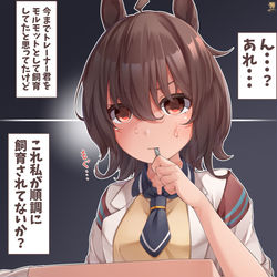 This is a pixiv picture whose title is 真実に到達したアグネスタキオン.
