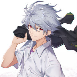 This is a pixiv picture whose title is 渚.