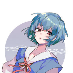 This is a pixiv picture whose title is 綾波レイ.