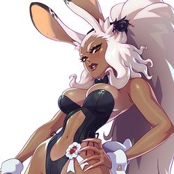 This is a pixiv picture whose title is Fran Bunny Girl.