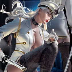 This is a pixiv picture whose title is Guards.