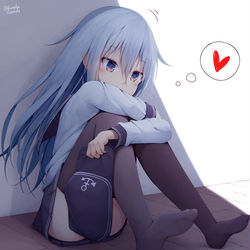 This is a pixiv picture whose title is 司令官を待つ響.