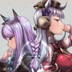 This is a pixiv picture whose title is 紡がれる因子.