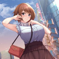 This is a pixiv picture whose title is 六年後の風宮よりちゃん(19).