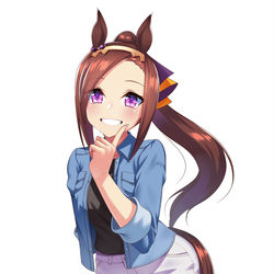 This is a pixiv picture whose title is ウマ娘　サクラバクシンオー.