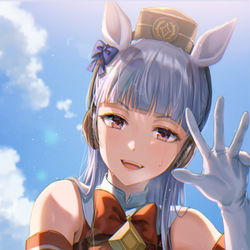 This is a pixiv picture whose title is 1着.