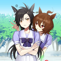 This is a pixiv picture whose title is シャとタキ.