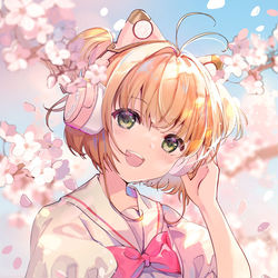 This is a pixiv picture whose title is 春桜.