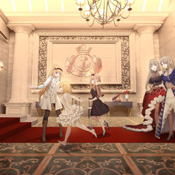This is a pixiv picture whose title is 列家人的礼服.