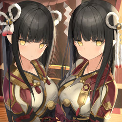 This is a pixiv picture whose title is ヒノエ　ミノト.