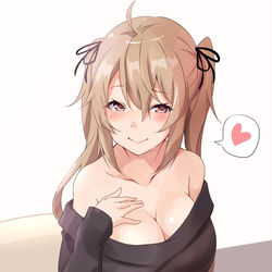 This is a pixiv picture whose title is 村雨「提督…準備はいい？今夜は寝かせませんよ…///」.