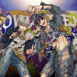 This is a pixiv picture whose title is LOVE ANTHEM.
