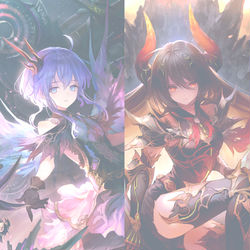 This is a pixiv picture whose title is Shadowverse　20弾で描いたものまとめ.