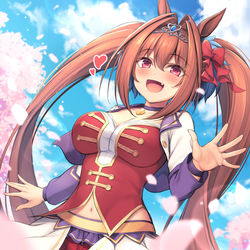 This is a pixiv picture whose title is ダイワスカーレット.