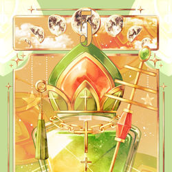 This is a pixiv picture whose title is 5 法王.