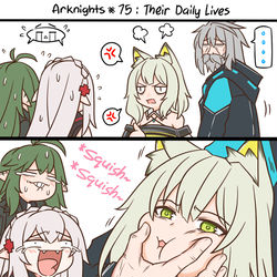 This is a pixiv picture whose title is Arknights #75.