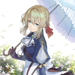 This is a pixiv picture whose title is ヴァイオレット・エヴァーガーデン.