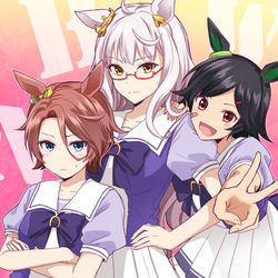 This is a pixiv picture whose title is ウマ.