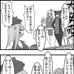 This is a pixiv picture whose title is 東方大体四コマ漫画.