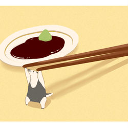 This is a pixiv picture whose title is ミナミコアリクイの威嚇.