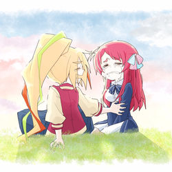This is a pixiv picture whose title is なんでさくらが泣いとるとや.