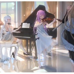 This is a pixiv picture whose title is -光の音-.