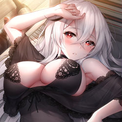 This is a pixiv picture whose title is ガングートさん.