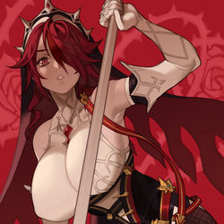 This is a pixiv picture whose title is Rosaria.