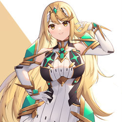 This is a pixiv picture whose title is Xenoblade 2ヒカリ.