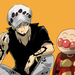 This is a pixiv picture whose title is ワンピ(とアンパンマン)まとめ.