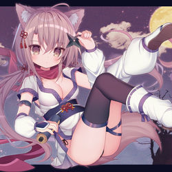 This is a pixiv picture whose title is くノ一.