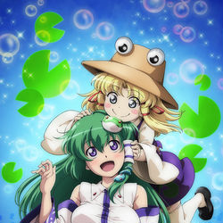 This is a pixiv picture whose title is 『幻想万華鏡』16話　妖怪の山決戦の章（後編①）メインビジュアル.