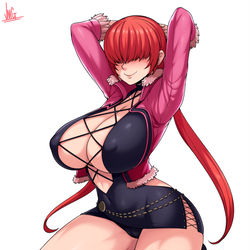 This is a pixiv picture whose title is Shermie / シェルミー.