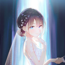 This is a pixiv picture whose title is Wedding.