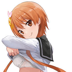 This is a pixiv picture whose title is 橘万里花.