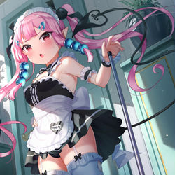 This is a pixiv picture whose title is 1日メイド.