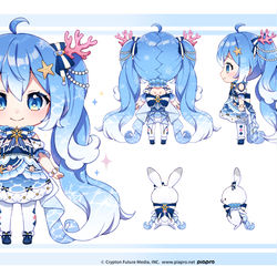 This is a pixiv picture whose title is SNOW MIKU 2022❄️.