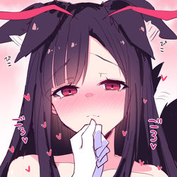 This is a pixiv picture whose title is ふれあったら鎮まった(/ω＼).